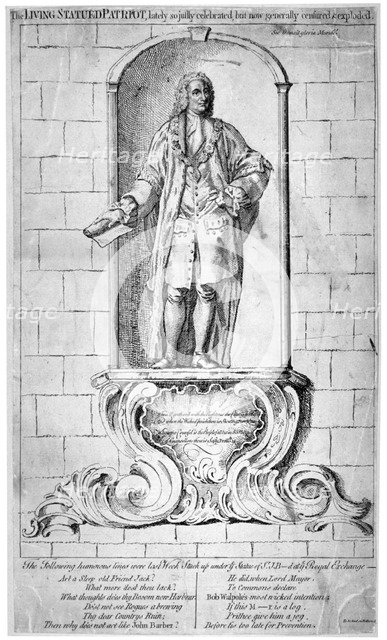 Satire relating to Sir John Barnard, 1755. Artist: Anon