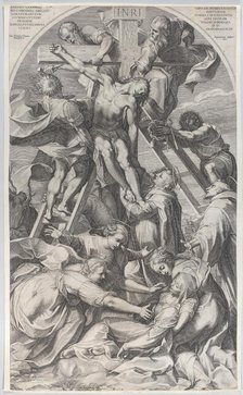 The Descent from the Cross, 1606. Creator: Francesco Villamena.
