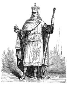 Charlemagne, King of the Franks and Holy Roman Emperor, late 8th - early 9th century (1882-1884). Artist: Unknown