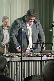 Nat Steele Quartet with Grant Stewart, Watermill Jazz Club, Surrey, 4 Feb 2020. Creator: Brian O'Connor.