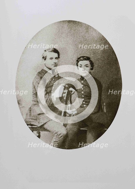 Pyotr Ilyich Tchaikovsky (left) and Vladimir Gerard (1839-1903). 29 May 1859, Petersburg, 1859.