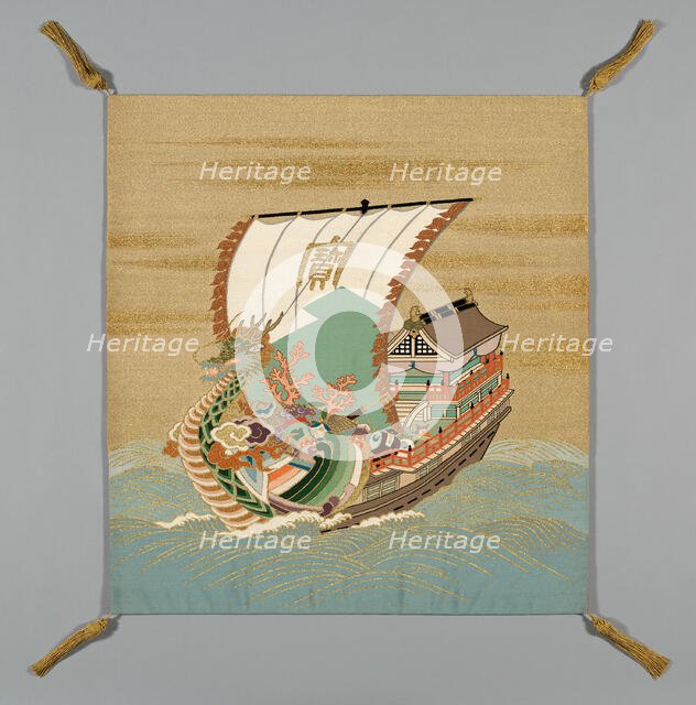 Fukusa (Gift Cover), Japan, late Edo period (1789-1868)/ Meiji period (1868-1912), 19th century. Creator: Unknown.