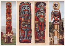 'Red Indian Sagas Told in Carved and Painted Wood', c1935. Artist: Unknown.