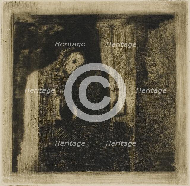 Dream Vision, c. 1880. Creator: Odilon Redon.