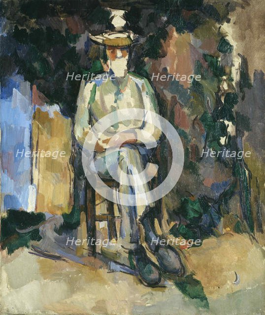 Le Jardinier Vallier, ca 1904-1906. Creator: Cézanne, Paul (1839-1906).