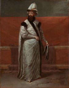 Grand Vizier Nevsehirli Damat Ibrahim Pasha, c.1727-c.1730. Creator: Jean Baptiste Vanmour.