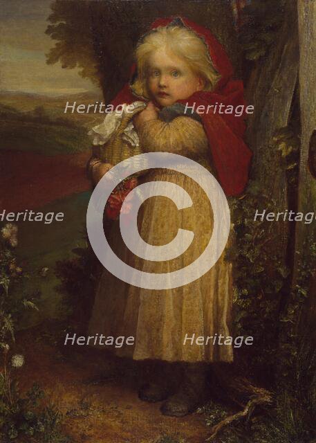 Little Red Riding Hood, 1890. Creator: George Frederick Watts.
