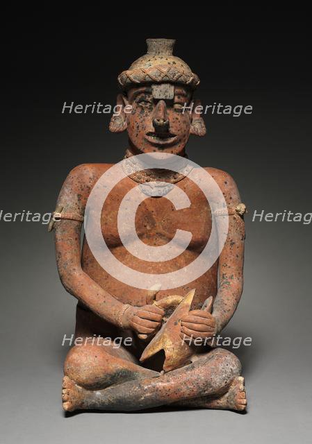 Male Seated Figure, 100 BC-AD 300. Creator: Unknown.