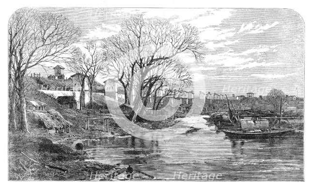 The Taeping Rebellion in China: interior of the walls of Soo-Chow, 1864. Creator: Unknown.