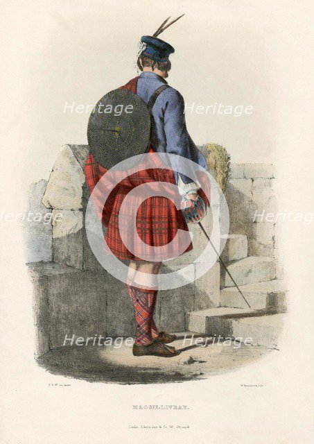 Macgillivray, from The Clans of the Scottish Highlands, pub. 1845 (colour lithograph)