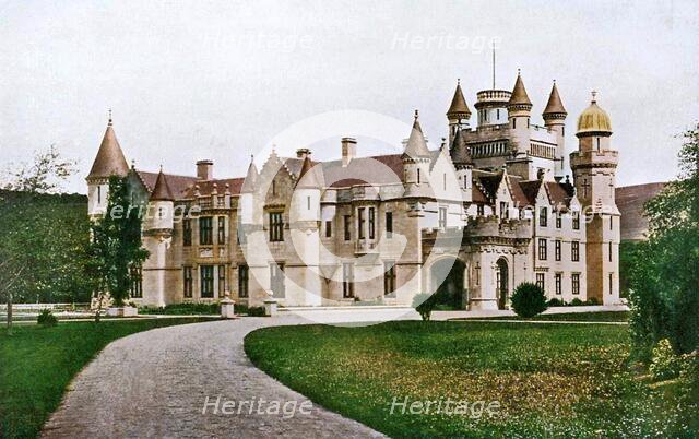 Balmoral Castle, Scotland, c1920.  Creator: Valentine & Sons.
