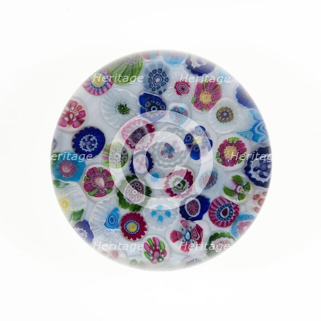 Paperweight, Clichy, 19th century. Creator: Clichy Glassworks.