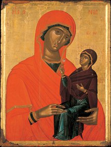 Saint Anne with the Virgin, ca 1440-1460. Artist: Akotandos, Angelos (active ca. 1425-1460)