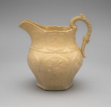 Pitcher, 1832/39. Creator: American Pottery Manufacturing Co..