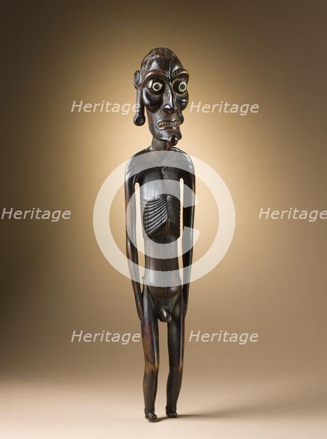 Ancestor Figure (moai kavakava) (image 1 of 3), c.1830. Creator: Unknown.