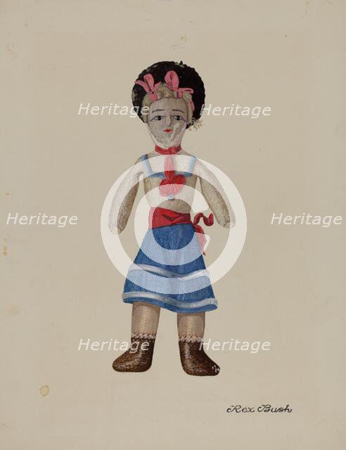 Rag Doll "Billy", c. 1937. Creator: Rex F Bush.