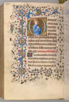 Hours of Charles the Noble, King of Navarre (1361-1425), fol. 291v, Text, c. 1405. Creator: Master of the Brussels Initials and Associates (French).