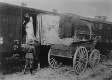 U.S. supply truck in France, 1917 or 1918. Creator: Bain News Service.