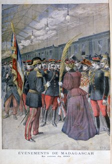 The return of the 200 regiment from Madagascar, 1896. Artist: Henri Meyer