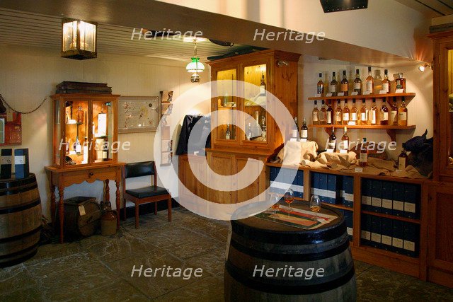 Talisker Distillery Shop, Isle of Skye, Highland, Scotland.