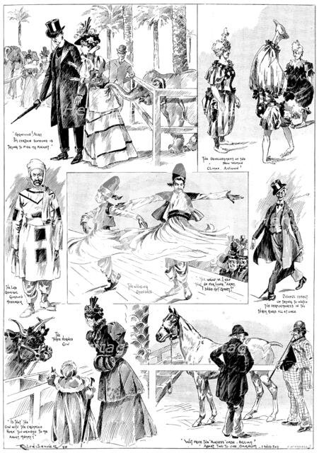 Messrs. Barnum and Bailey's "Greatest Show On Earth" at Olympia, 1898. Creator: Carl Hentschel.