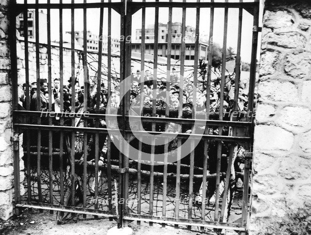 Families awaiting news of their loved ones, Air Ministry, Paris 1944. Artist: Unknown