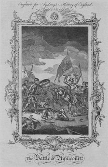 'The Battle of Agincourt', 1773.  Creator: William Walker.