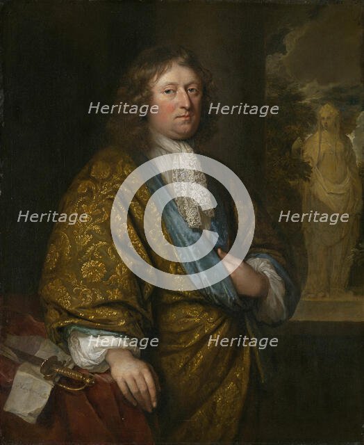 Portrait of a Gentleman, 1680. Creator: Gaspar Netscher.