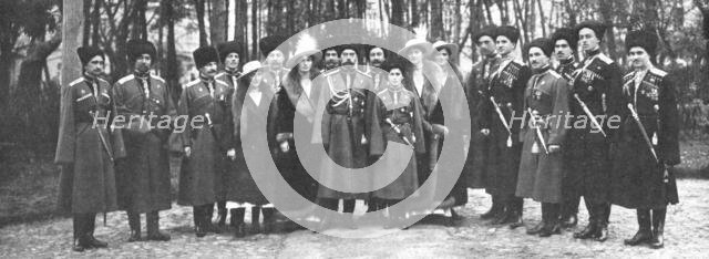 'La Fin d'une Regime et d'un Regne; Une des dernieres photographies de la famille imperiale..., 1917 Creator: Unknown.