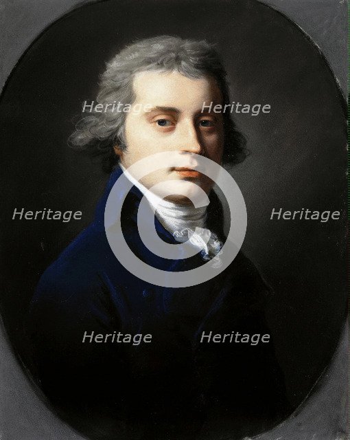 Portrait of Pavel Petrovich Bakunin (1766-1805), 1790s. Artist: Anonymous  