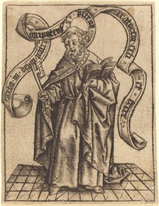 Saint Peter, c. 1465. Creator: Master of the Berlin Passion.