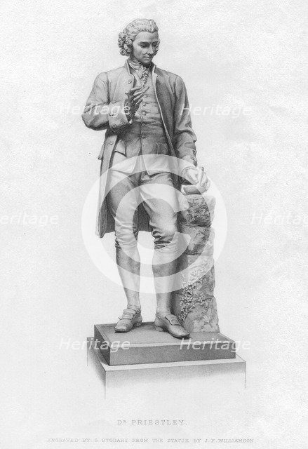 Joseph Priestley, English chemist and Presbyterian minister, 19th century. Artist: Unknown