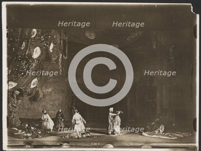 Ballet Scheherazade by N. Rimsky-Korsakov Artist: Anonymous  