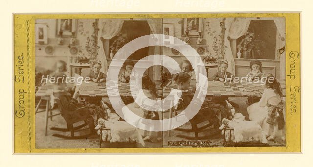 Quilting Bee, United States, . Creator: Unknown.