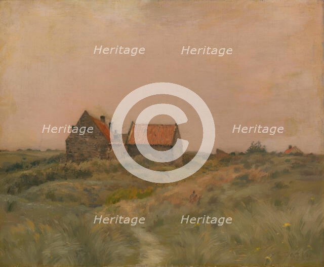 October Day, 1890/93. Creator: Jean-Charles Cazin.