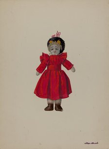 Rag Doll - "Tilly", c. 1937. Creator: Rex F Bush.