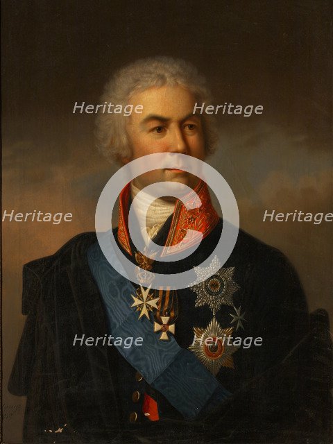 Portrait of Count Pyotr Zavadovsky (1739–1812), 1849. Artist: Schulz, Carl (1823-1876)