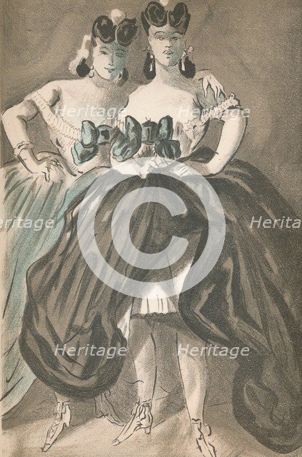 'Portrait by Constantin Guys', c1860, (1939). Artist: Constantin Guys.