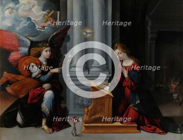 The Annunciation, 1528. Creator: Garofalo, Benvenuto Tisi da (1481-1559).