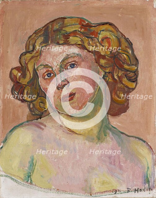 Portrait Régina Morgeron, 1911. Creator: Hodler, Ferdinand (1853-1918).