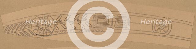 Study for a Border Design, 1890/1897. Creator: Charles Sprague Pearce.