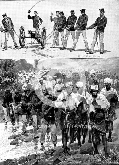 The Army of Madagascar, 1895. Creator: George Meisenbach.