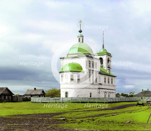 Church of the Ascension [Belozersk, Russian Empire], 1909. Creator: Sergey Mikhaylovich Prokudin-Gorsky.