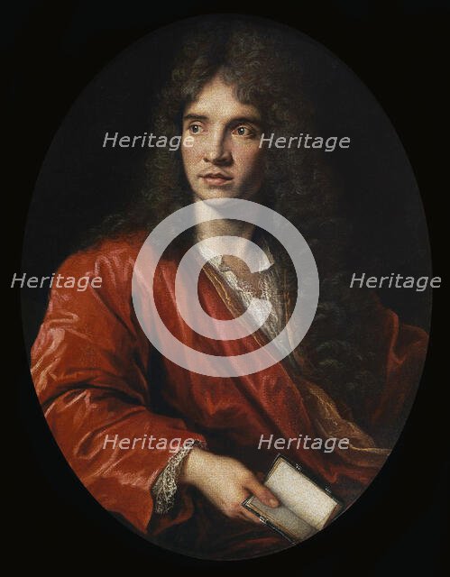 Portrait of the author Moliére (1622-1673), 17th century. Creator: Mignard, Pierre (1612-1695).