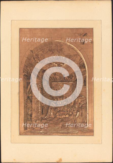 The Adoration of the Shepherds, published 1782. Creator: Johann Gottlieb Prestel.