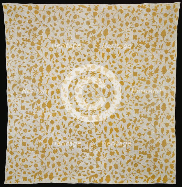 Bedcover, England, c. 1710. Creator: Unknown.