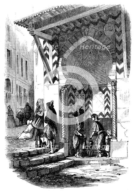 Moorish Fountain, Algiers, 1858. Creator: Unknown.