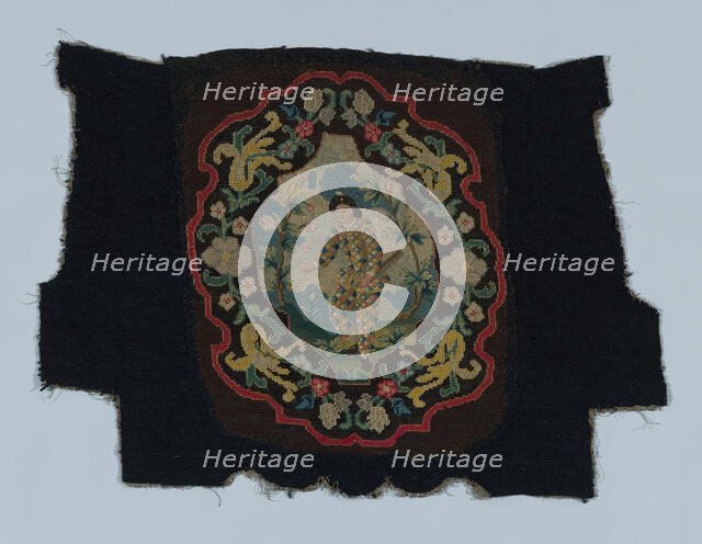 Chair Seat, France, 18th century. Creator: Unknown.