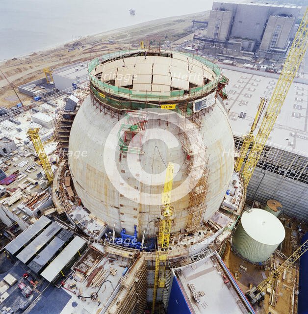 Sizewell 'B' Power Station, Leiston, Suffolk Coast, Suffolk, 10/08/1992. Creator: John Laing plc.