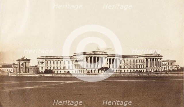 South West View of Government House, Calcutta, 1858-61. Creator: Unknown.
